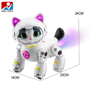 ของเล่นแมวบังคับวิทยุอัจฉริยะ รูปแบบการ์ตูน พร้อมฟังก์ชั่นหลากหลาย <span class=keywords><strong>โปรแกรม</strong></span> <span class=keywords><strong>AI</strong></span> เต้นได้ มีไฟและเสียงเพลง - Product Image 3