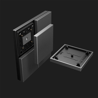 Lampe de contrôle Modbus pour maison intelligente RS485 4 Gang Commutateurs électriques muraux intelligents Norme britannique