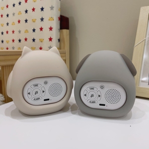 Nuovo Orologio per l'Addestramento al Sonno per Bambini con Luce Notturna Facile da Impostare con Suoni Naturali Lampada Sveglia a Forma di Cane per Camere dei Bambini - Product Image 6