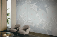 Panneau mural texturé beige géométrique abstrait personnalisable pour décoration intérieure de luxe, papier peint à rendu des couleurs élevé