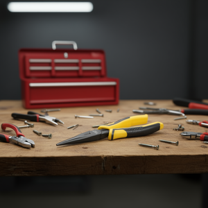 Alicates de punta larga de 7 pulgadas para trabajos de precisión - Product Image 3