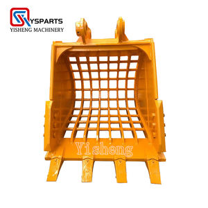 YSPARTS accessori per escavatore scheletro secchio <span class=keywords><strong>MS110</strong></span>-<span class=keywords><strong>5</strong></span> <span class=keywords><strong>MS110</strong></span>-8 MS110L MS120 MS120-8 MS140 MS180 setaccio a griglia benna indovinello - Product Image 3
