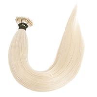 Extensiones de Cabello 100% Virgen Doble Trama Nano Ring Rubias Lisas Europeas Nano Punta Pura de Alta Calidad 2026 al por Mayor