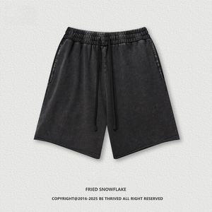 Pantalones <span class=keywords><strong>Cortos</strong></span> Personalizables de Verano 100% Algodón, Marca Europea y Americana, de Alta Calidad, con Dobladillo Enrollado, 370G, Casuales para Hombre - Product Image 5