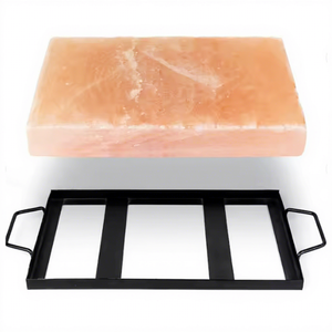 Handmade High Quality Stylish Design Grill Plate 2x8x12 Inch Himalayan <b>Crystal</b> Salt Blocks Gourmet Cooking BBQ Feng Shui - Product Image 1