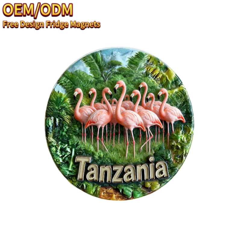 Magnete Frigorifero 3D Tanzania Big Five Animals, Souvenir Di Viaggio In Resina Fatta A Mano, Regalo Originale