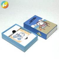 Jeu de cartes personnalisées en gros pour la famille et les enfants, cartes d'affirmation de la santé mentale, options CMYK/Feuille d'or/Feuille d'argent