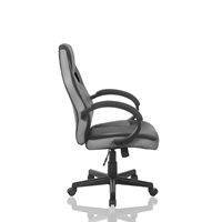 Chaise de jeu grise de bonne qualité, avec un prix bon marché, garantie de 3 ans, chaise de course grise durable pour salon, chaise de jeu grise