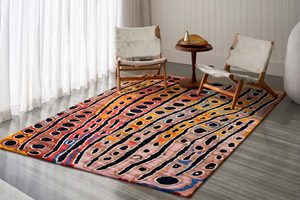 Tapis modernes de designer, tuftés à la main, en laine de Nouvelle-Zélande, avec un tapis à poils épais et doux pour les sols intérieurs résidentiels de luxe - Product Image 2