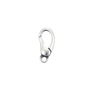 Cierre de collar chapado en oro con forma de luna elegante de plata de ley 925, tipo push gate, de 13mm y 14mm - Product Image 6