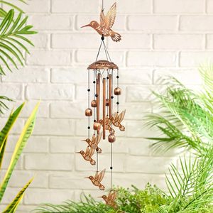 Campanas de Viento Metálicas para Exteriores, Regalo Musical para Amantes de las Aves, Adornos Conmemorativos para Jardín, Decoración con Tubos de Aluminio - Product Image 3