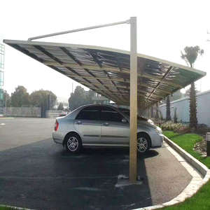 Carports Weleadalu Outdoor Cantilever en alliage d'aluminium Carport System Metal Frame Sail Garages - Product Image 6