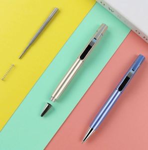 High Quality Custom Printed Logo Plastic Ballpoint <b>Pen</b> for School & Office - Product Image 5
