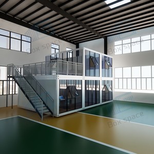 <span class=keywords><strong>Bureau</strong></span> conteneur Boxspace 10*6m pour usine, <span class=keywords><strong>bureau</strong></span> préfabriqué mobile et extensible, mini-atelier conteneur avec salle <span class=keywords><strong>de</strong></span> bain - Product Image 1