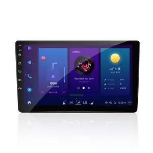 Ihuella display voiture véhicule automobile radio lecteur DVD de voiture écran tactile 9 pouces android 12 carplay