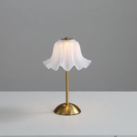 Lampe de bureau LED en fer forgé avec commande tactile et variateur d'intensité, sans fil, rechargeable, design européen pour usage hôtelier