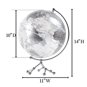 Wellfun Acrylique Planète Globe Lumière Retour À L'école Cadeaux Globe <span class=keywords><strong>Carte</strong></span> Pour <span class=keywords><strong>La</strong></span> Décoration Nouvel An Cadeaux Globe Universel <span class=keywords><strong>Terre</strong></span> - Product Image 2