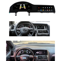 Tableau de bord à double écran, compteur de vitesse, CarPlay virtuel, Android Auto, lecteur multimédia USB pour Audi Q7 2005-2016