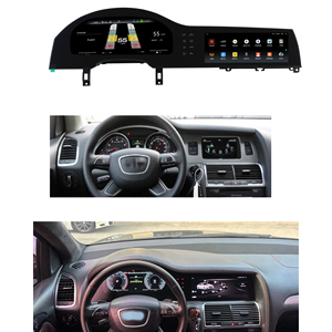 Tableau de bord à double écran, compteur de vitesse, CarPlay virtuel, Android Auto, lecteur multimédia USB pour <span class=keywords><strong>Audi</strong></span> <span class=keywords><strong>Q7</strong></span> 2005-2016 - Product Image 1