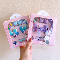 Lot de 10 pinces à cheveux rondes en forme de perles, motif dessin animé, pour enfants, idéal pour les petites filles, bijoux de princesse, vente en gros personnalisée