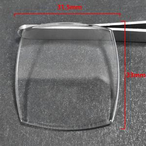 อุปกรณ์เสริมนาฬิกาใช้ได้กับ SNKP23 Sei-Ko SNKP25 <span class=keywords><strong>SNKP27</strong></span>ถังไวน์ประเภทสวิสกระจกใสสูง - Product Image 4