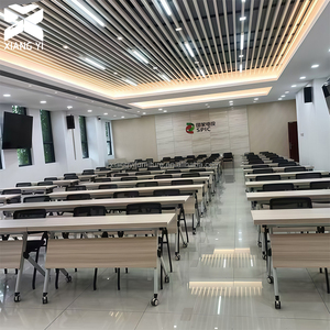 맞춤형 접이식 테이블 공간 절약형 대규모 그룹용 회의 테이블 휴대용 교육실 사무실 테이블 가구 학교용 - Product Image 3