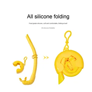 습식 스노클링 강화 유리 렌즈가 있는 다이빙 고글 습식/건식 수영 및 다이빙 마스크 - Product Image 3