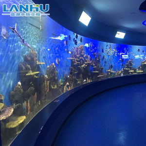 Acquario in Acrilico Trasparente di Alta Qualità 40-700 mm Grande Vasca per Pesci Marini Pubblica - Product Image 1