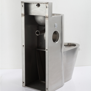 Inodoro Moderno de Una Pieza de Acero Inoxidable de Alta Calidad Resistente a Daños para Prisiones con S-9111T (L/R/C) - Product Image 2