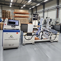 Machine à tourner CNC 5 axes Mustang MT1203-5A pour le travail du bois massif avec moteur