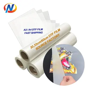 Norman Wholesale A3 Customizable Dtf Film Heat Transfer Pet Dtf Sheet Roll