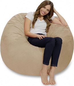 Silla redonda suave lavable de poliéster para niños y adultos - Product Image 4