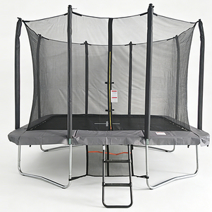 Trampoline de jardin sécurisé pour enfants avec filet de protection, petit trampoline de 8 pieds pour sauter dans la cour - Product Image 1