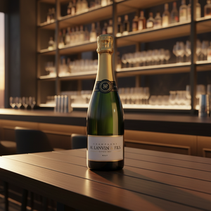 Popular H Lanvin Fils Brut French Champagne-37.5cl-Medium Dry-Celebration & Banquet Mini <b>Wine</b> - Product Image 1