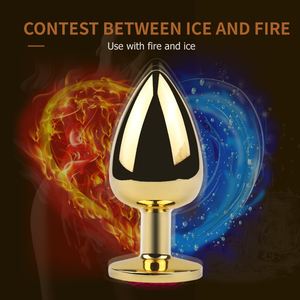 S-HANDE Edelstahl <span class=keywords><strong>Anal</strong></span> Butt Plug mit Diamant Kristall Dekorative Set Wasserdicht Diskrete Erwachsene Sexspielzeug für Männer und Frauen - Product Image 5