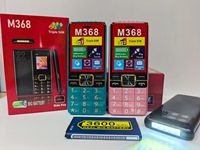 Produk Baru 2026 M368 Ponsel 3 Kartu SIM