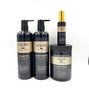 Original Factory Wholesale Lightness Argan Oil Shampoo Natural Repairing Smoothing Damaged Hair Care Set Shampoo and Conditioner