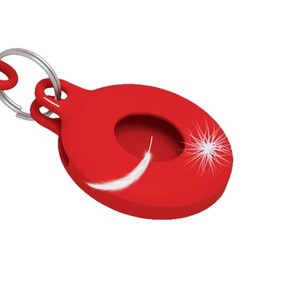 Funda protectora de silicona para Apple AirTags con cordón para rastrear perros - Product Image 3