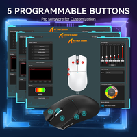 ATTACK SHARK X11 Ratón inalámbrico ligero para juegos con base de carga RGB, Tri-Mode-Compras en línea de Alibaba para Pro Gamer