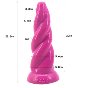Dispositivo de Masturbación Femenina FAAK, Simulador de Pene de Silicona, Tapón Anal, Palo de Masaje, Productos Sexuales - Product Image 3