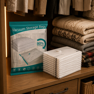 Double Zip Lock Space Saver <b>Vacuum</b> <b>Bags</b>/vaccum <b>Storage</b> <b>Bags</b>/cloth <b>Storage</b> <b>Bags</b> - Product Image 1