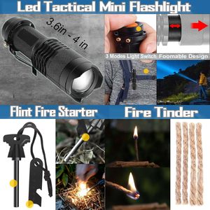 Kit de survie professionnel 55 en 1 pour le camping, les situations d'urgence, la sécurité, <span class=keywords><strong>l</strong></span>'aventure, les outils tactiques, les cadeaux, la randonnée, le filtrage - Product Image 4