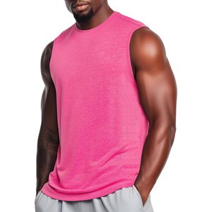 Débardeurs personnalisés pour hommes, sans manches, séchage rapide, évacuation de l'humidité, respirants, pour entraînement, gym, athlétisme, musculation - Product Image 1