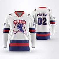 Maillot d'entraînement de hockey sur glace pour équipes de club, adultes et jeunes, pour entraînements, compétitions et matchs, vente au détail, vente en gros et commandes d'équipes