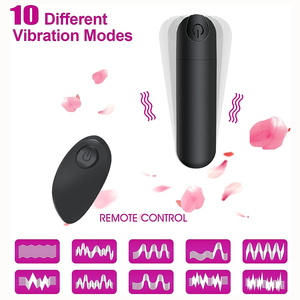 Vibratore massaggiatore proiettili, Mini stimolatore clitoride adulto Super potente per i viaggi, 10 modalità di vibrazione vibratore proiettile impermeabile - Product Image 2