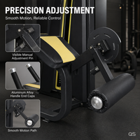 Machine professionnelle de curl des jambes couchées pour usage commercial intensif, idéale pour le renforcement des ischio-jambiers, équipement de fitness pour salle de sport