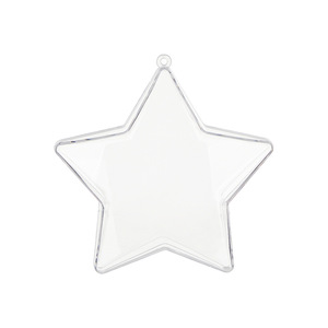 Adornos Navideños de Alta Transparencia, Media Esfera de Plástico Blanco PS, <span class=keywords><strong>Bolas</strong></span> Navideñas Huecas <span class=keywords><strong>Blancas</strong></span> Transparentes - Product Image 6