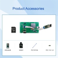 DWIN 5 Inch Hot Sale 800*480 IPS TFT LCD Display RS232/TTL HMI Touch Panel LCD Module Display Layar Sentuh untuk STM32 Esp32