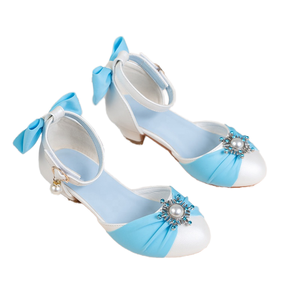Chaussures de princesse luxueuses JHT - Escarpins Mary Jane d'été pour petites filles, talons de mariage, sandales pour les fêtes de printemps - Product Image 2