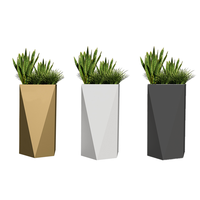 Pot de fleurs et jardinières contemporains de haute qualité pour l'extérieur, décoration de jardin et de maison, design simple et personnalisé pour grands arbres